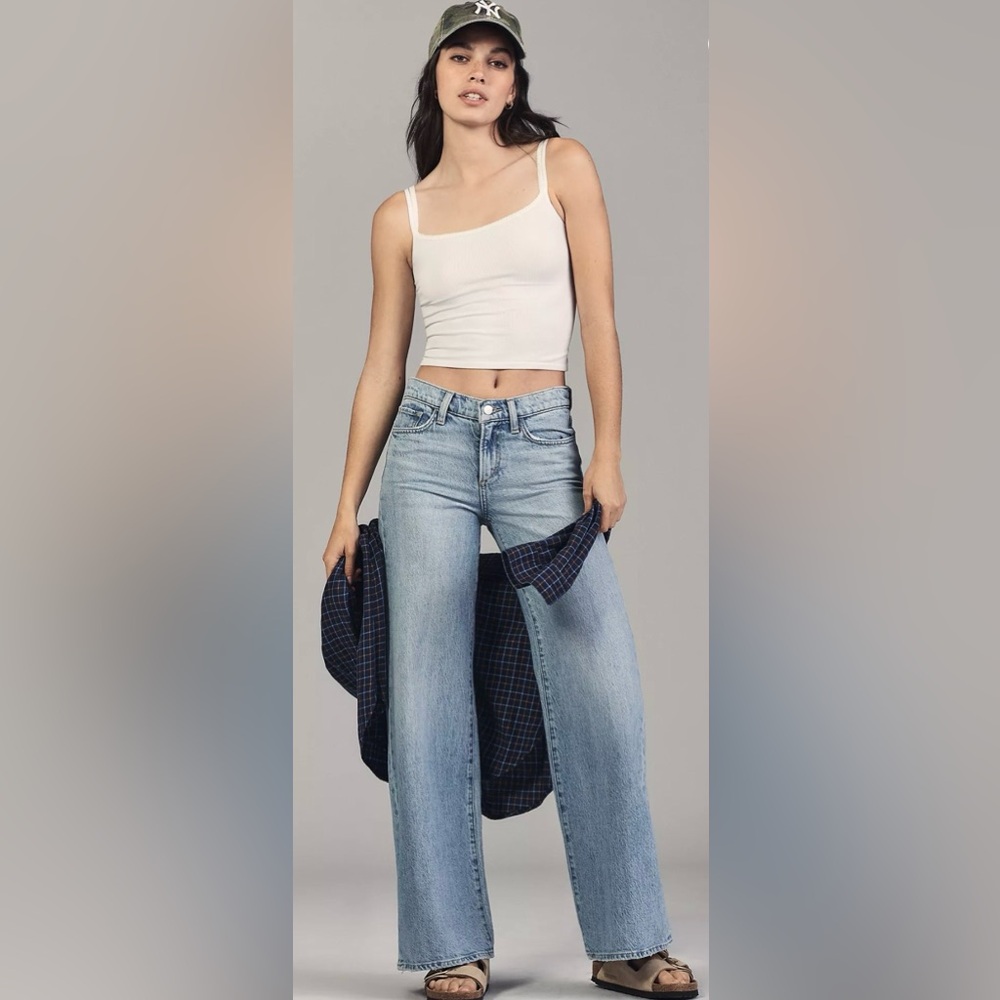 JOE'S JEANS LOU LOU LOW-RISE WIDE-LEG JEANS